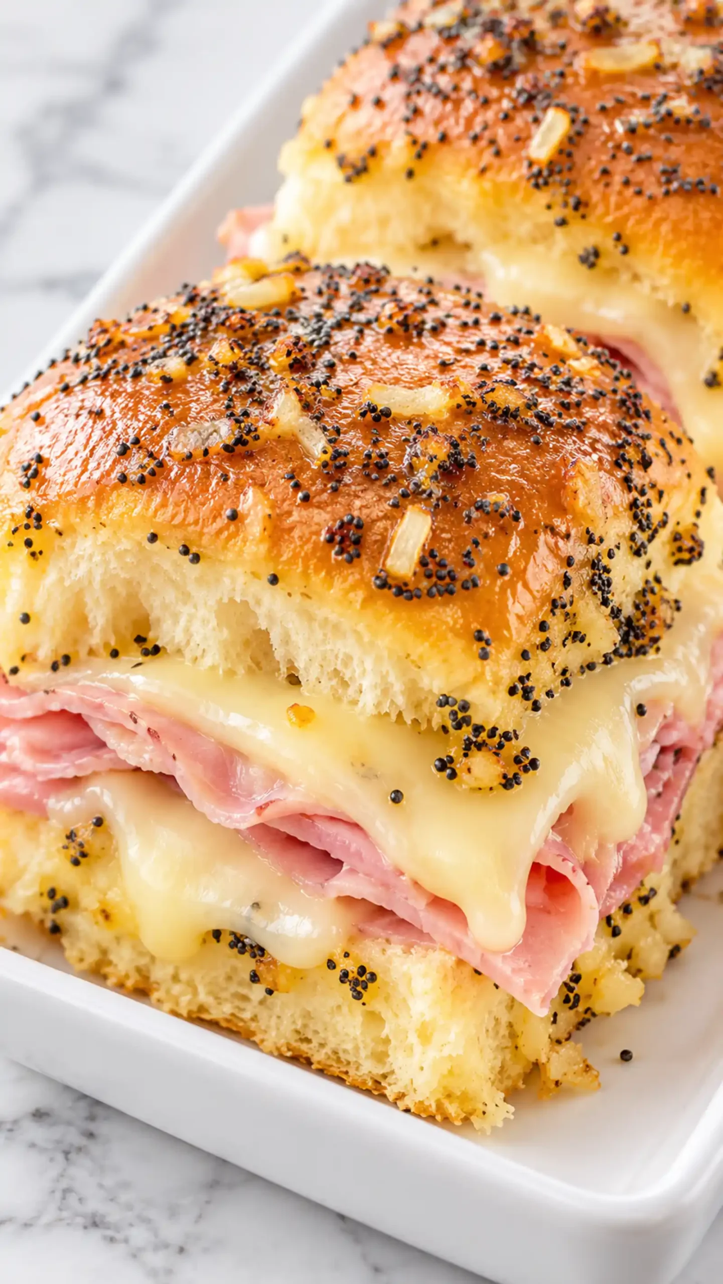 Ham and Cheese Sliders ingredients